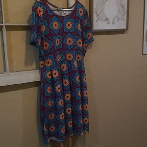 Lularoe Amelia dress size 3 XL.